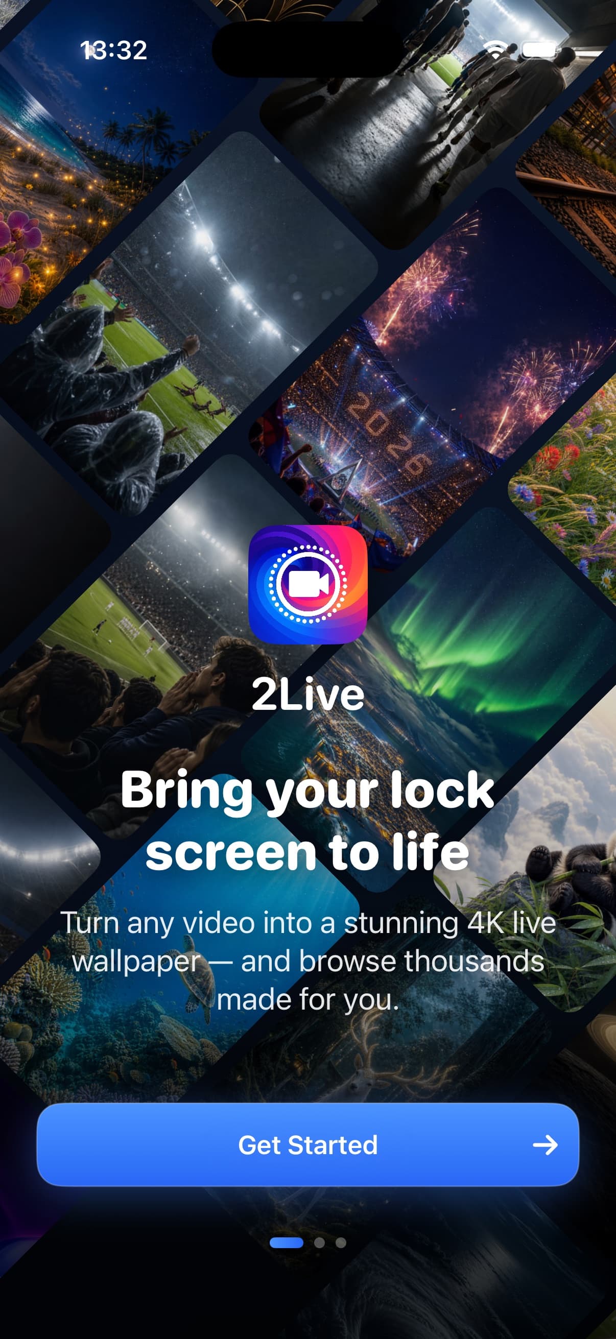 2Live — a collage of 4K live wallpapers