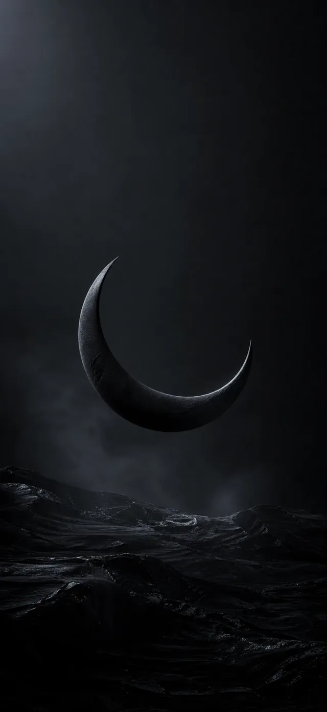 Single neon accent — amoled 4K wallpaper for iPhone and Android (2026)